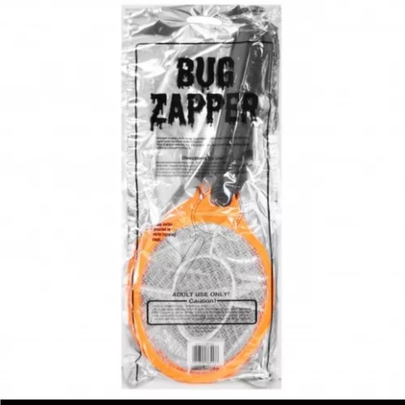 BUG ZAPPER INSECT PEST ZAP RACKET ELECTRIC SHOCK SAFE INSTANT- blue - Picture 3 of 9